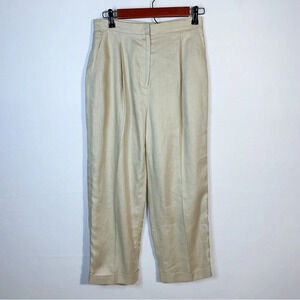 Ralph Lauren 100% Linen High Rise Beige Pants